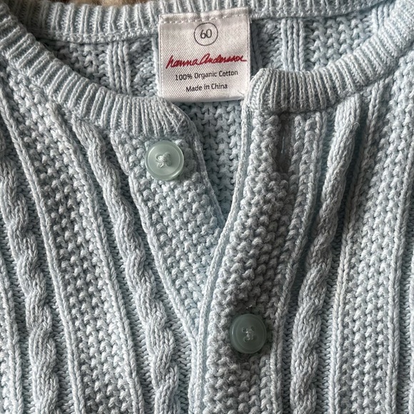 Hannah Anderson Baby blue, Knit Cardigan 60 | 3-6 months - Picture 6 of 6